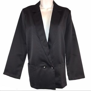 Vintage Black Blazer, Size M